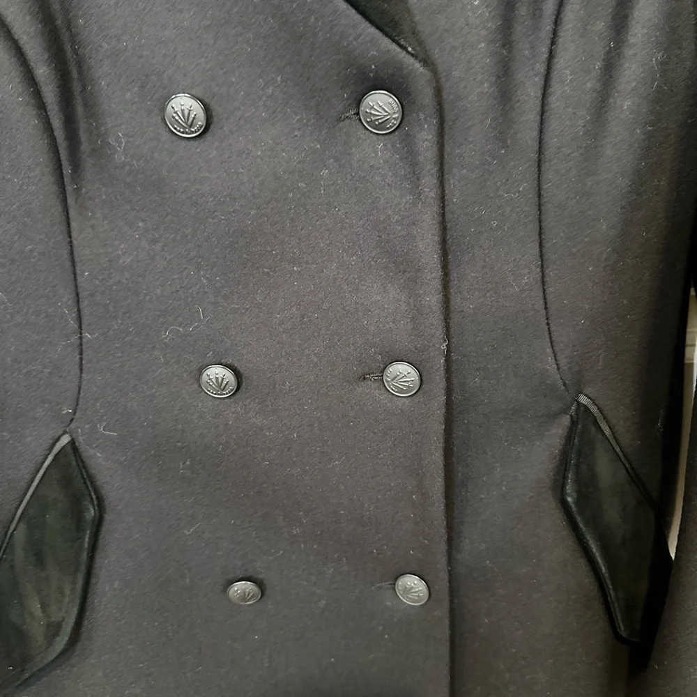 Rag & Bone navy with Black trim Double-Breasted coats - Picture 2 of 9